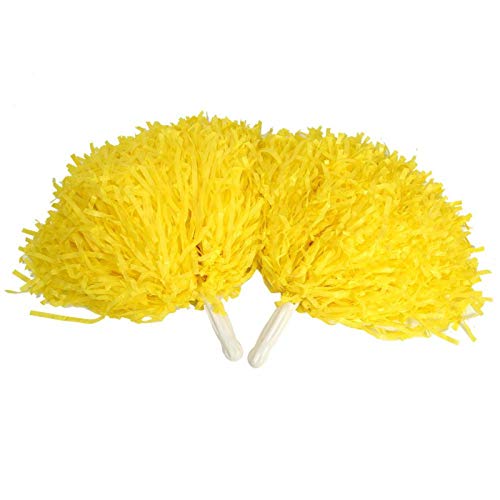 Lista de Pompon para comprar online. 46 8 Colores 2 uds pompón de Animadora, Equipo de Pompones de PE, Accesorios de Baile aeróbicos y Accesorios de Baile para Fiestas Deportivas, Accesorios útiles(Amarillo)