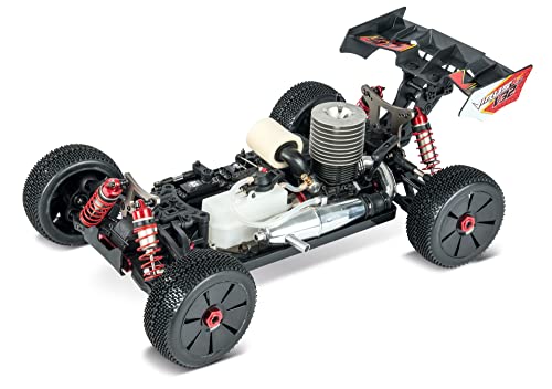 Carson 500204033 Buggy Virus 4.0 Pro 1:8 V32 2.4G – RC Verbrenner, 4WD, bis zu 90 km/h schnell, Offroad, ferngesteuertes Auto, hochwertig, unisex-adult