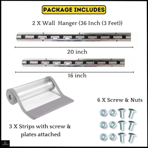 Image of Qlarity Covers 2mm Thick PVC Magnetic Curtain Strips 36 Inch (20X16) 2pcs Hanger X 8ft Long | 3 Strips, 8.5 Inch Vinyl Auto Closing Insulated Magnetic Curtain | For Home, Shops,Warehouses(Transparent)