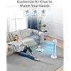 PELONIS 30 Inch Oscillating Tower Fan with 3 Speed Settings and Auto-off Timer, Standing Fan PFT28A2BWW, White