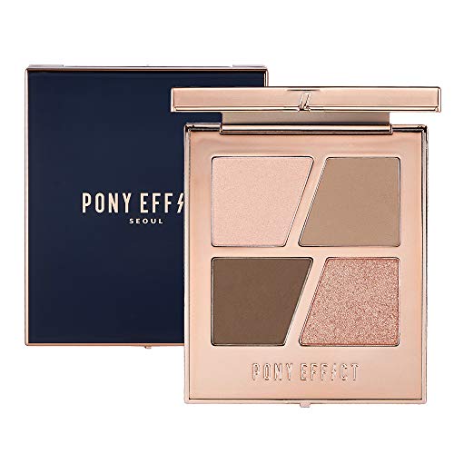 PONY EFFECT Conceptual Eyes Quad | Fair Affair | 4 Colors Eye Shadow Palette | K-Beauty