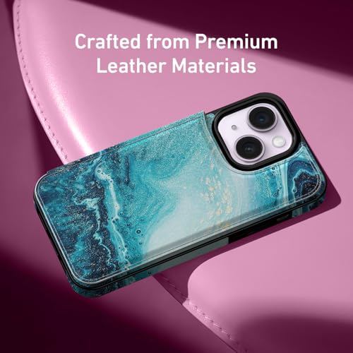 Goodon for iPhone 14 Plus Case Wallet - Flip Folio PU Leather Cover - image 4