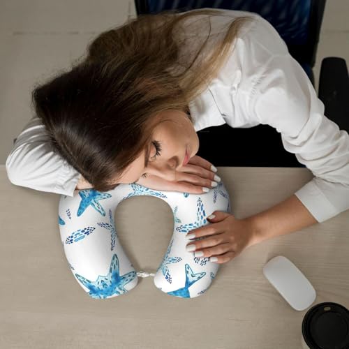 Almohada de viaje de espuma viscoelástica negra miniatura 7