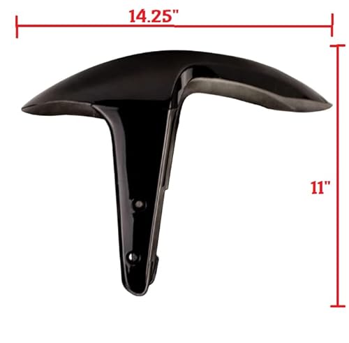 Chinese Scooter Moped Body Parts Black Abs Front Fender Mud Splash Guard Jonway Tao Tao Gy6 50Cc 125Cc Fb-1 Vip Bahamas Taotao #TOP1