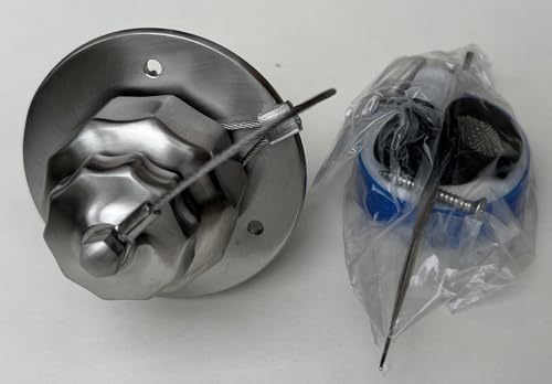 Image of All Metal RV City Water Inlet with Check Valve, RV Water Inlet Replacement, RV Water Fill Inlet,RV Water Inlet Connection for for RV Camper Motorhome Trailer Marine