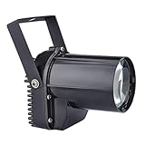Spot LED à broches : support universel, peut pivoter librement pour éclairer votre fête et votre scène, pinspot light