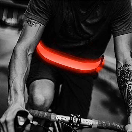 MYMM Cinturón LED para Correr con USB Recargable, Exterior