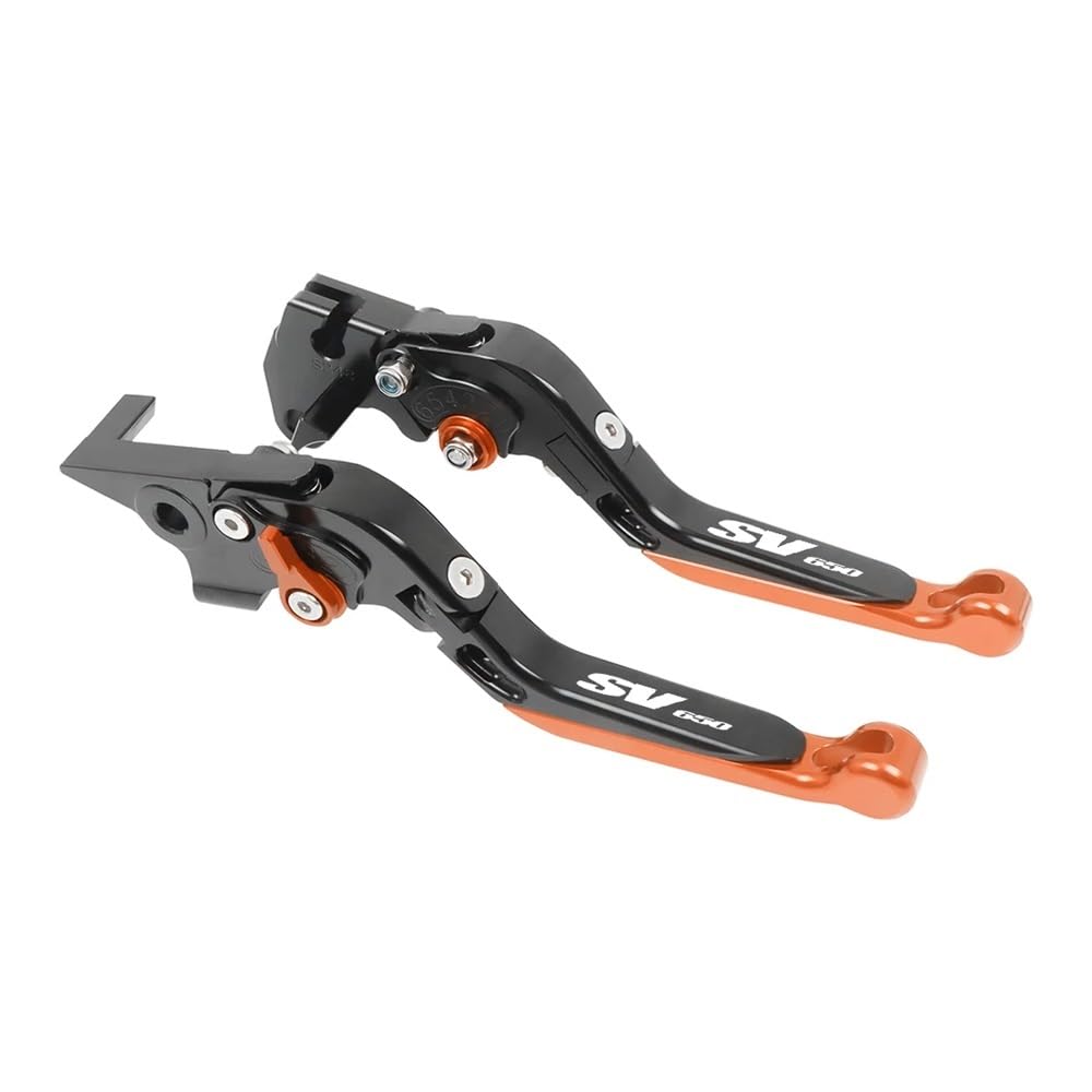MLIOJU Motorcycle Clutch Lever SV 650 SV650S Motorcycle Adjustable Extendable Folding Brake Clutch Levers Handlebar Grips for SV650 SV 650S 1999-2012