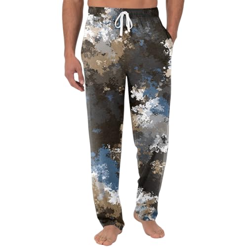 Men'S Pajama Pants,Pj Bottoms Fall Camo Lounge Pant Baggy Lightweight Comfy Sleepwear, M-3XL - Main Image