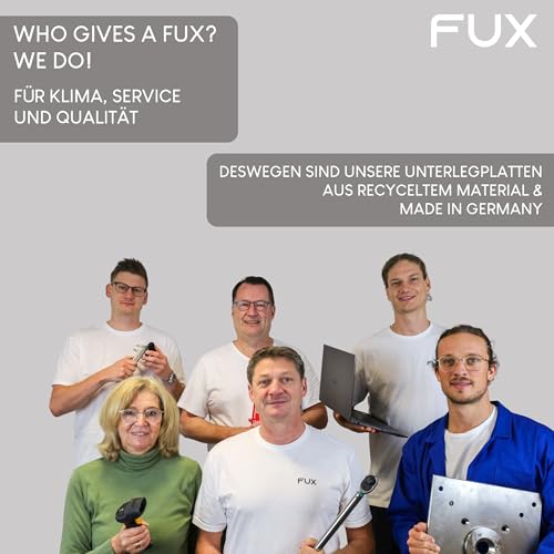 FUX 20 Stück Abstandshalter Kunststoff 60 x 40 x 1,5mm Verglasungsklötze Klötzchen Unterlegplatten Distanzplättchen Kunststoffplatte Ausgleichsplättchen Fensterkeile (Dicke: 1,5mm)