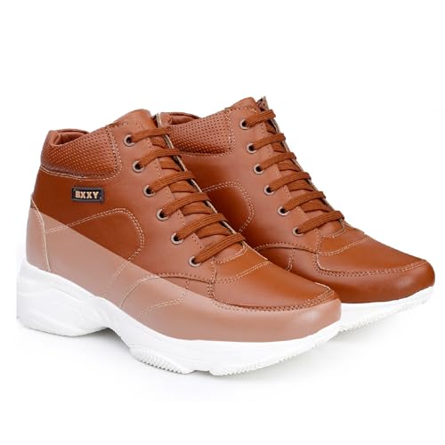 Image of BXXY 3 Inch Hidden Height Increasing Casual Outdoor Sneakers Boot in Eva Sole. Height Elevator Boots