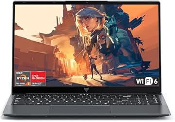 2025 Laptop with AMD Ryzen 7430U Processor(6C/12T), 16GB DDR4 512GB SSD, 15.6" Laptop Computer with Windows 11, Wi-Fi 6, Radeon Graphics, Type-C (Full Feature), 4800mAh Battery