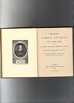 Hardcover Milton's Comus, Lycidas and Other Poems Book
