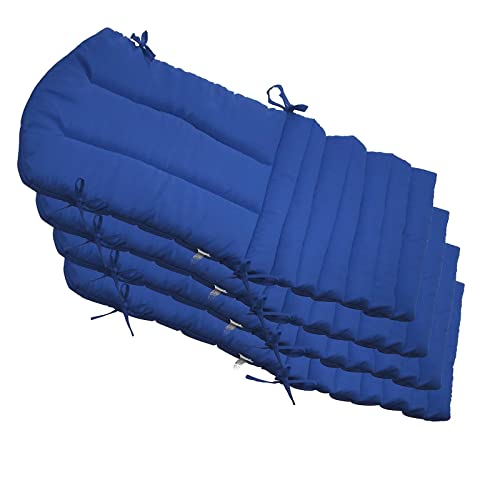 Kunste Indoor Outdoor Furniture Cushions Adironack Chair Cushions Patio Seating Cushions Set Of 4 Navy Blue #TOP5