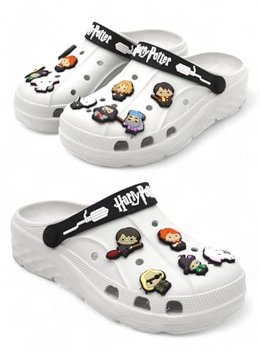 Image of SVAAR x Harry Potter Men's Magical Clogs with 10 Authentic Harry Potter Charms Included and Adjustable Back Strap
