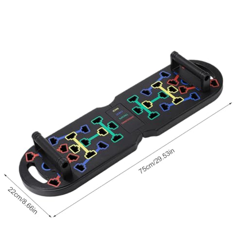 Tabla de flexiones plegable con guías de colores para tríceps 2