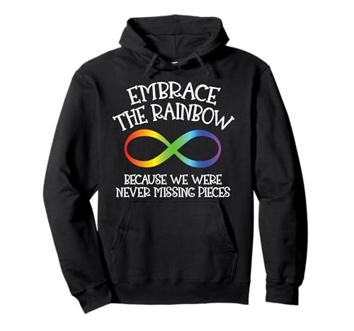 Autism Awareness Embrace The Rainbow Infinity Puzzle Anti Puzzle Sweat à Capuche