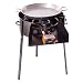 ESTUFAS GARCIA Barbacoa Redonda 60 CM Chapa con Soporte para Paella