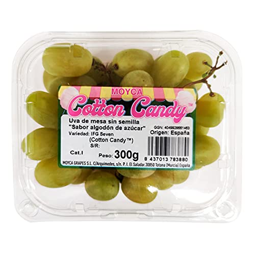 Uva sabor algodón de azúcar tarrina 300 gr