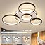 B| 5 Rings Ø70cm - Stepless Dimmable
