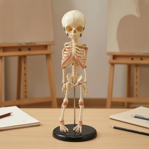 Esqueleto de bebé portátil con estructura articulada de predolo 2
