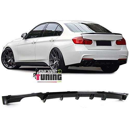 Diffuseur Pack M noir de haute précision pour finition parfaite de votre BMW F30