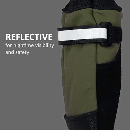 Muttluks, Original Fleece-Lined Muttluks Winter Dog Boots with Leather Soles for Cold Weather - 4 Boots - Thumbnail 6