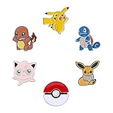 6pcs Cartoon Pins Brooch Cartoon Enamel Lapel Pins for Fans Collectible Pins Backpacks Gift(PIN-pkq