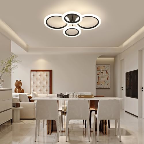 Lampe de plafond 32W avec télécommande pour varier la lumière - 7