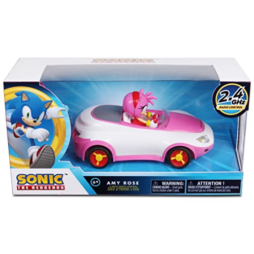 Sonic The Hedgehog Sonic Team Sonic Racing RC: Amy Rose - NKOK (683), 1:28 Scale 2.4GHz Remote Controlled Car, 6.5' Compact Design, Officially Licensed Sega, Battery Powered, Ages 6+ by Sonic The Hedgehog - Image 2
