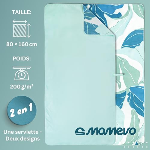 SunChill - Serviette en microfibre - Serviette de sport compacte, serviette de voyage, serviette de plage - Séchage rapide et légère pour la plage, le sport, la fitness, la sauna – Image 4