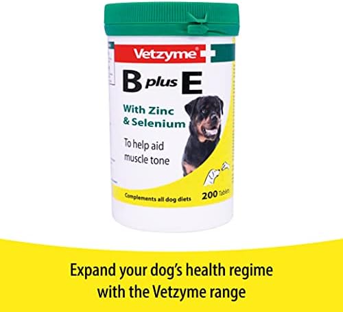 Vetzyme | Conditioning Dog Supplements, Promotes Health & Vitatlity | Supports Immune System | Nutritional Savoury Treat (100 Tablets)