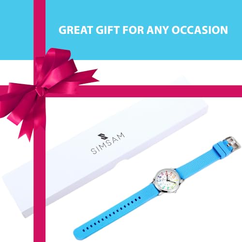 Image of Kids Analog Watch, Learning Watch for Kids 8-12, Waterproof Time Teacher Watches for Boys Ages 5-7 6-8, Easy to Read Educational Girls Watches Ages 8-12, Great Gift Boys Girls Year 4-12 Old Waterproof