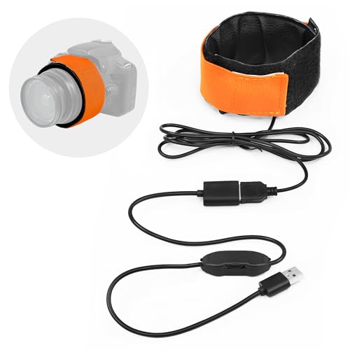 Astromania Calentador de lente USB de 30 cm, calentador de rocío, regulador de temperatura continuo para cámara universal y telescopios de menos de 80 mm de diámetro