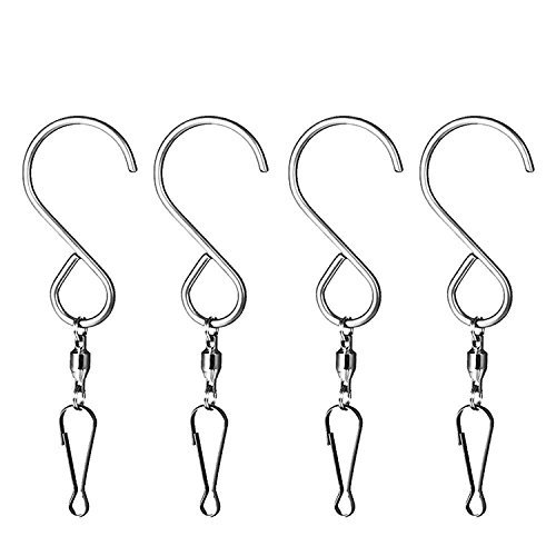 Mudder 1 Party Supply (4 Pack) Swivel Hooks Clips For Hanging Wind Spinners Crystal Twisters A #TOP12