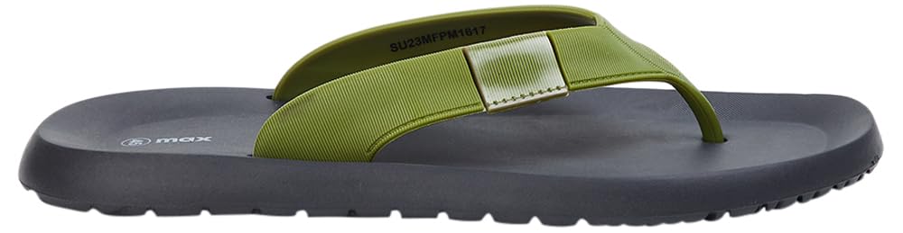 Men Ribbed V-Strap Flip Flops,OLIVE GREEN,41 (B0CFXT5VDW) Amazon Price History, Amazon Price Tracker