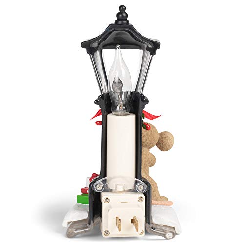 Roman Charming Tails Mice By Lamp Post Night Light 7 Inch Multicolor #TOP3
