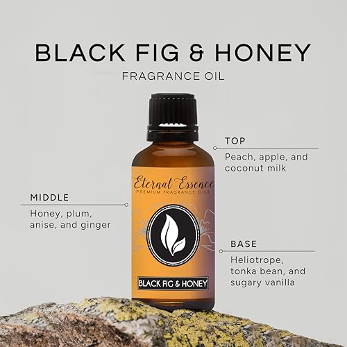 Image of Eternal Essence Oils Black Fig & Honey 30ml Premium Fragrance Oil - for Candle, Soap Making, Aromatherapy, Diffusers, Home Care, & Humidifiers