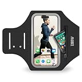 EOTW Joggen Sportarmband - Handyhalterung Arm mit Airpods Tasche für MP3-Player/iPhone 16/15/14/13 Pro Max Galaxy S24+/S23+/S22/S21(6,0"~6,7")