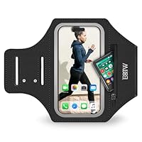 EOTW Joggen Sportarmband - Handyhalterung Arm Tasche für MP3-Player/iPhone 17/16/15/14/13 Pro Max Galaxy S25+/S24+/S23+/S22/S21(6,0\~6,7\)