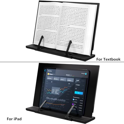 Readaeer Metal Book Stand For Desk Portable Document Holder thumb #4