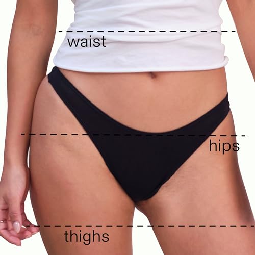 ODDO BODY 100% Organic Cotton Thong - Soft, Fair-trade, Breathable Pima Cotton Underwear, Designed for Everyday Comfort3