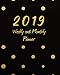 Produktbild 2019 Weekly & Monthly Planner: Academic Student Planner, Calendar Schedule Organizer and Journal Notebook with Inspirational Quotes for business,life ... and happiness with gold polka dots (Vol 5)