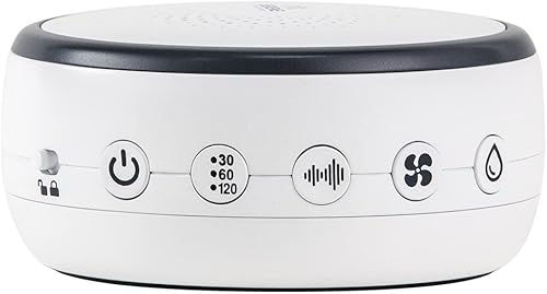 Miniatura 5 de Serene Evolution Máquina de ruido blanco portátil con batería de 18 sonidos para adultos, máquina de sonido con batería para dormir y viajar,
