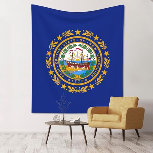 Tapisserie drapeau du New Hampshire SHuWeiD en textile doux haute qualité