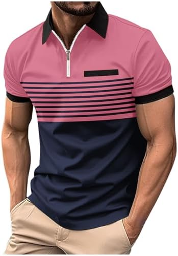 【KOOLOSET】Kitchi Stripe Collar Short Sleeve T-shirt 71hBsfZ6-XL.jpg