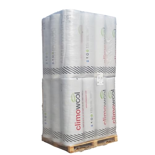 Climowool Klemmfilz Spannfilz KF2 WLG 035 - Palette Materialstärke 180mm