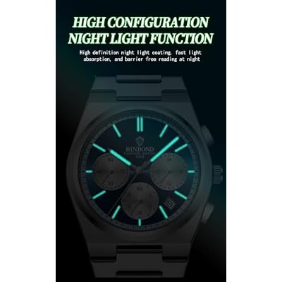 Luxury Watches for Man Fashion Men's Quartz Wriatwatch 3Bar Waterproof Luminous Stainless Steel Chronograph Sports Watch Male Clock with Gifts Box