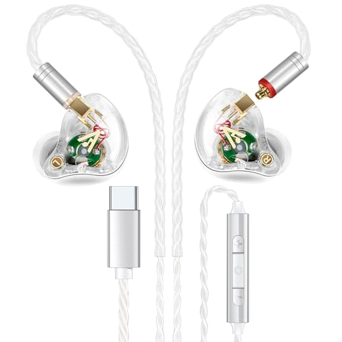 Image of Audiovance Vibes 202MC USB-C HiFi Wired Earbuds, Type-C Headphones with Mic
