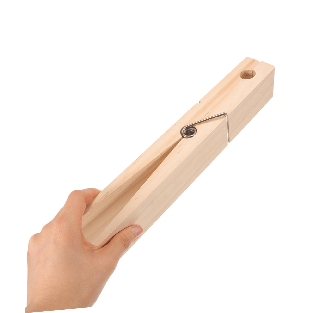 Wäscheklammern Riesige 2 Stück und Kleidung für Handtücher | Beige, 30x4x5cm, Rustikaler Stil, für Badezimmer und Außenbereiche